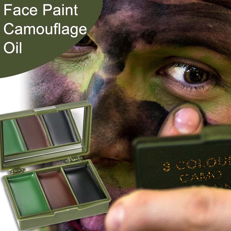 Camo Face Paint - Pintura Facial de Camuflaje en 3