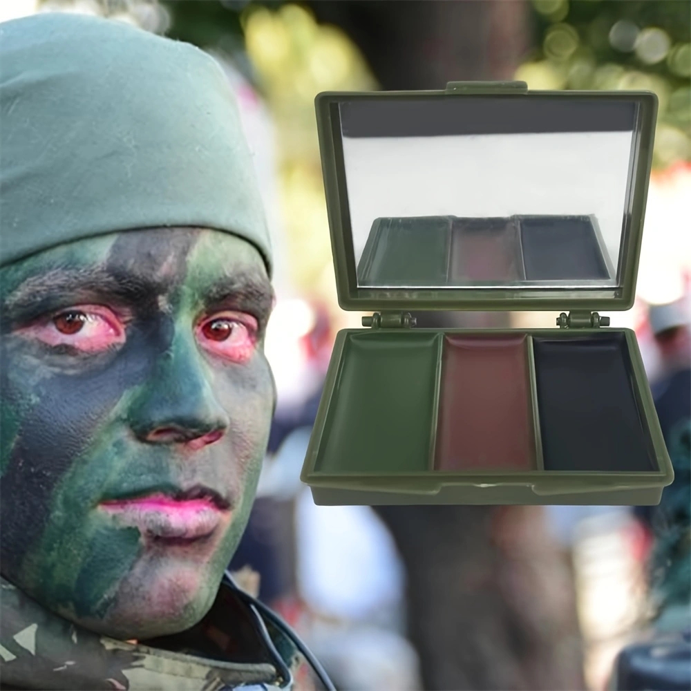 Camo Face Paint - Kit de Pintura Facial de Camuflaje