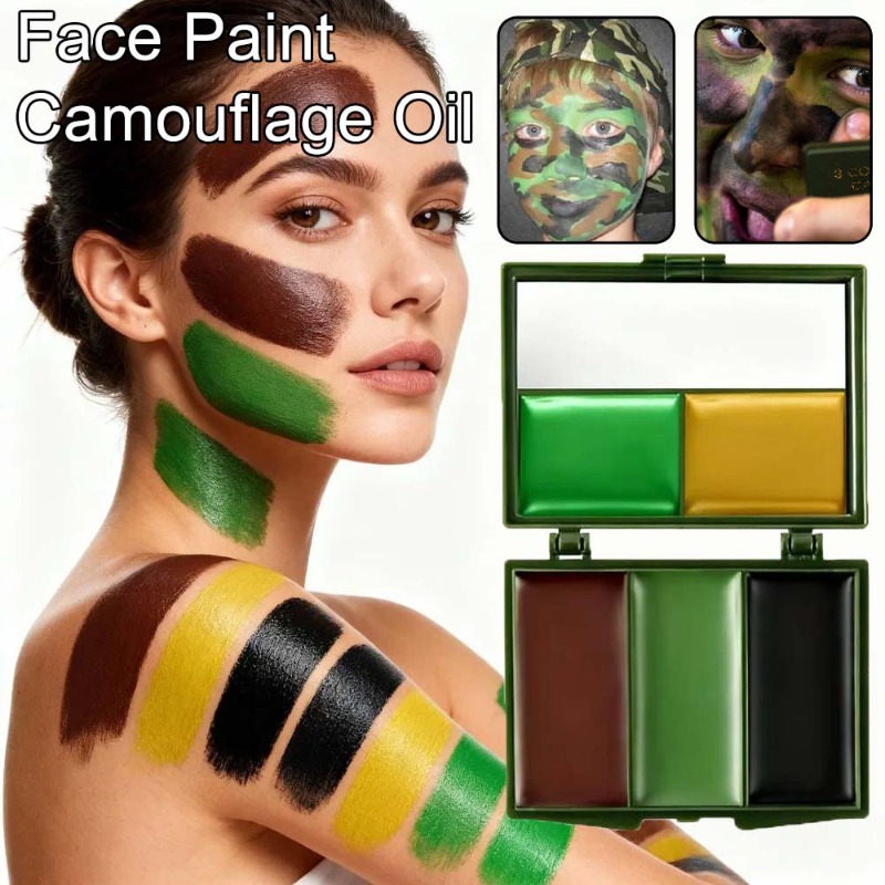Maquillaje de Camuflaje de Tre - Camo Face Paint reseña y precio
