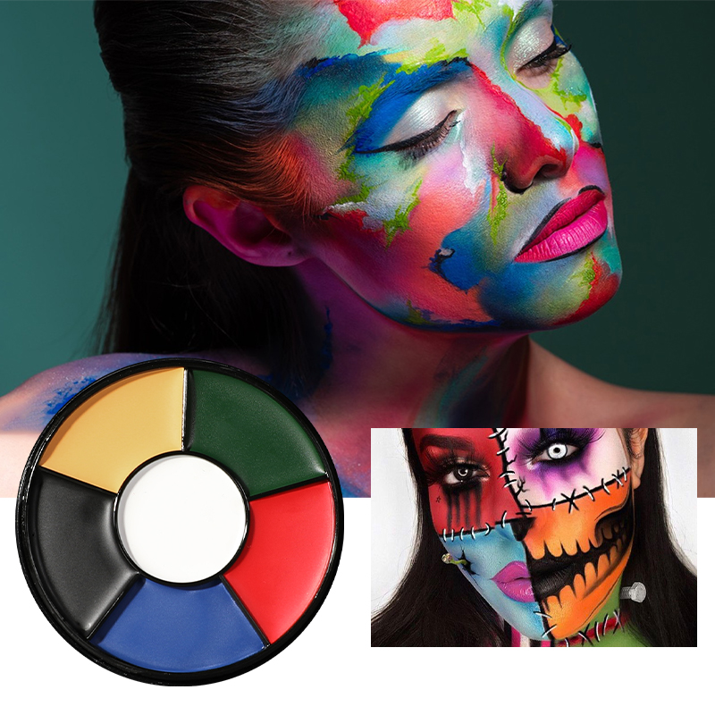 Paleta de pintura facial de 6  - Camo Face Paint reseña y precio
