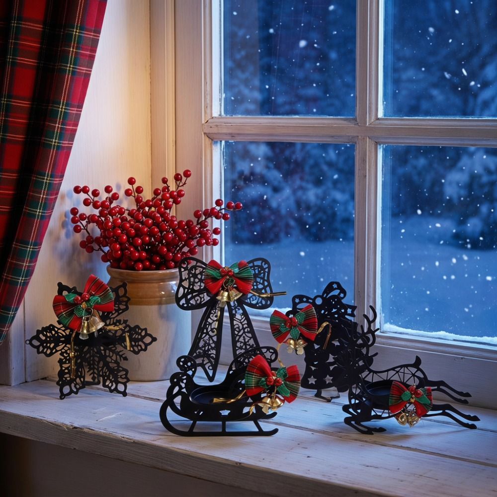 Portavelas navideño de ciervo  - Elk Bugle Call reseña y precio